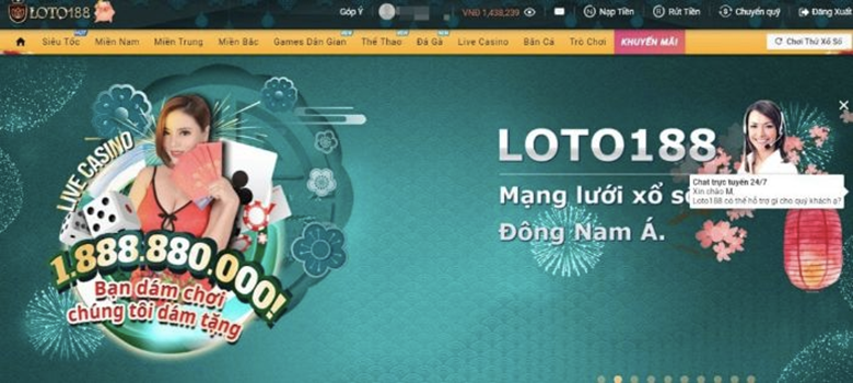 Loto188 - Game đổi thưởng tiền mặt đáng chơi hiện nay