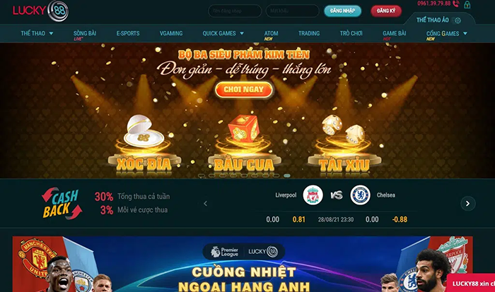 Choáng ngợp game Lucky88 đa dạng chất lượng đỉnh nhất Việt Nam và châu Á